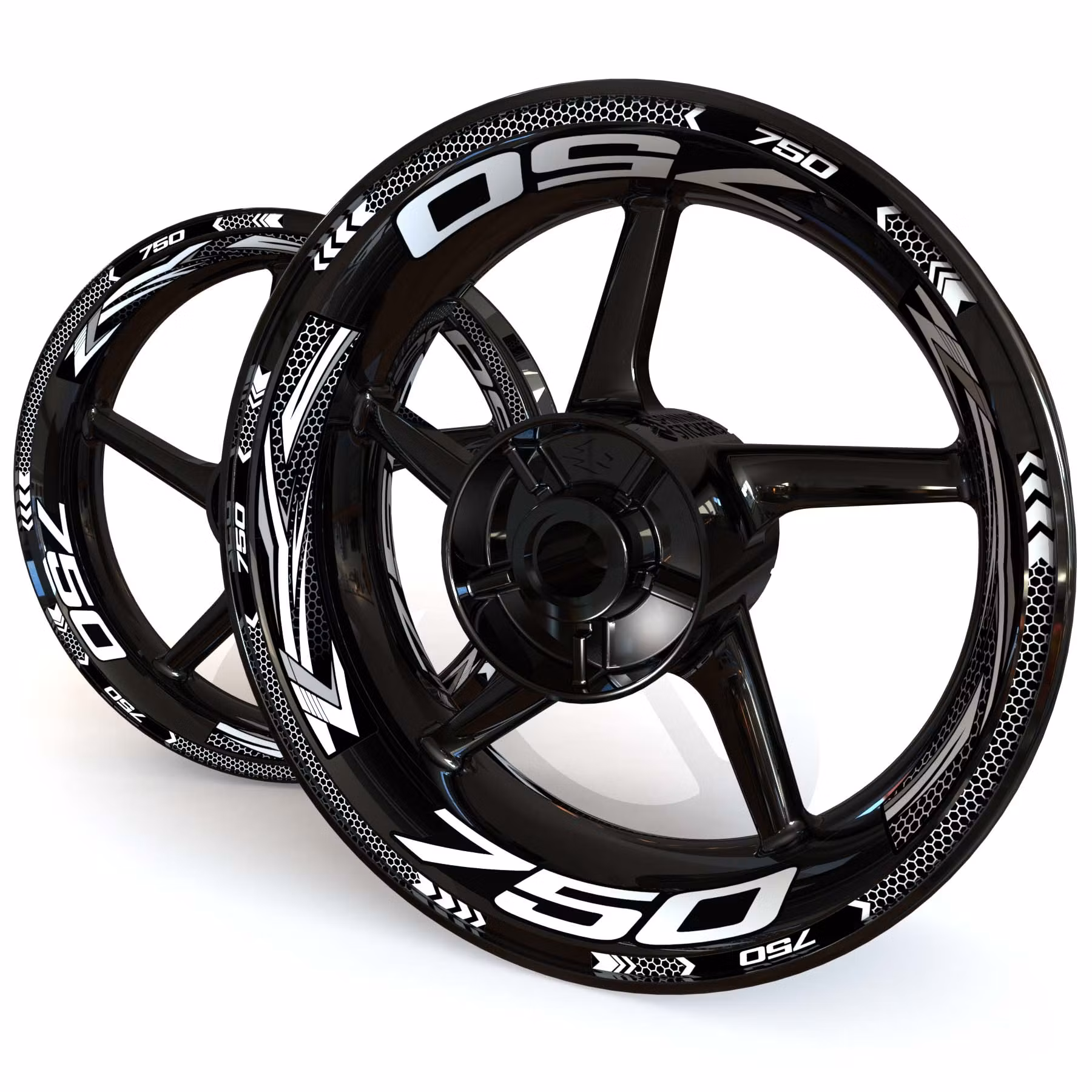 Adhesivos para llantas - Para Z750 - "Grid"