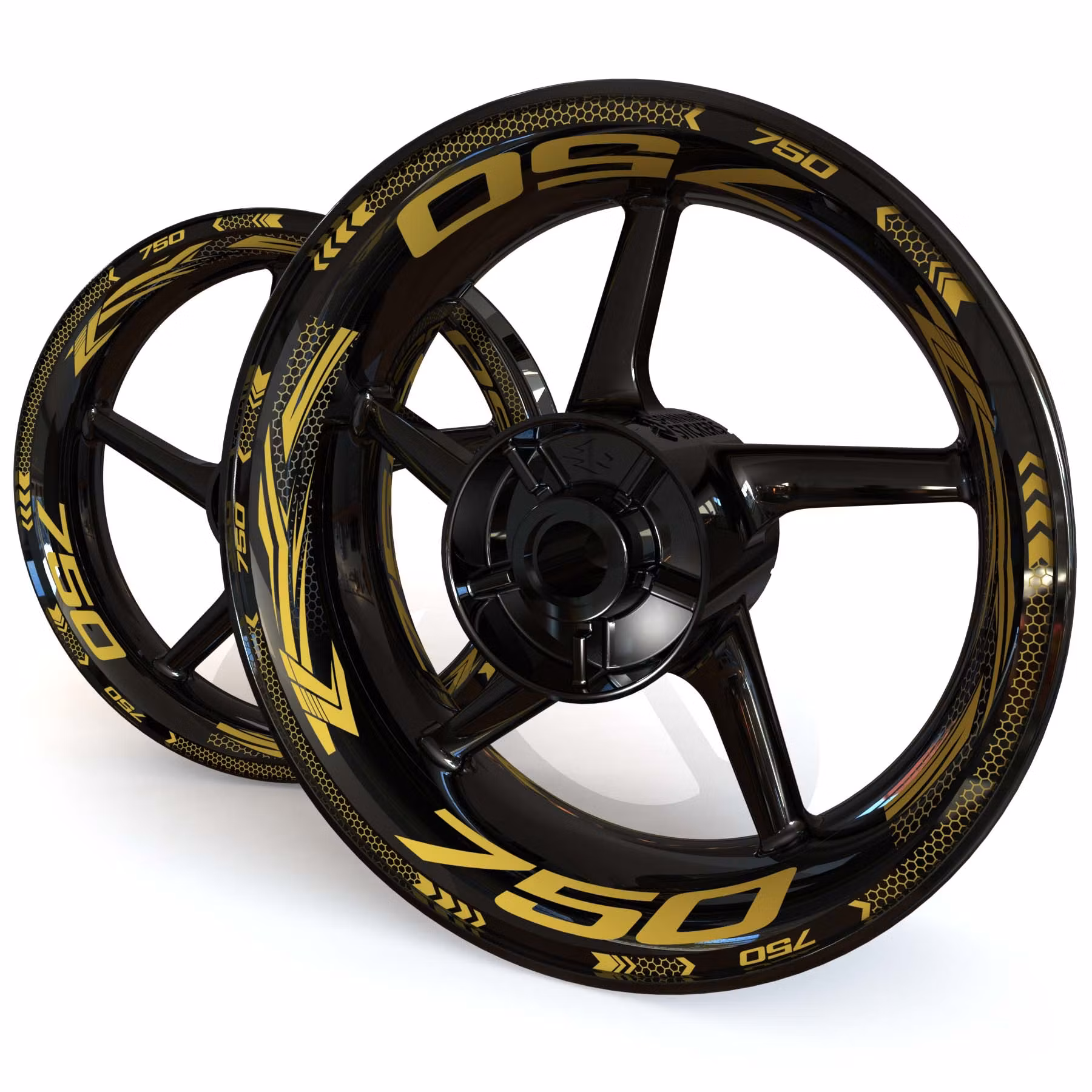 Adhesivos para llantas - Para Z750 - "Grid"