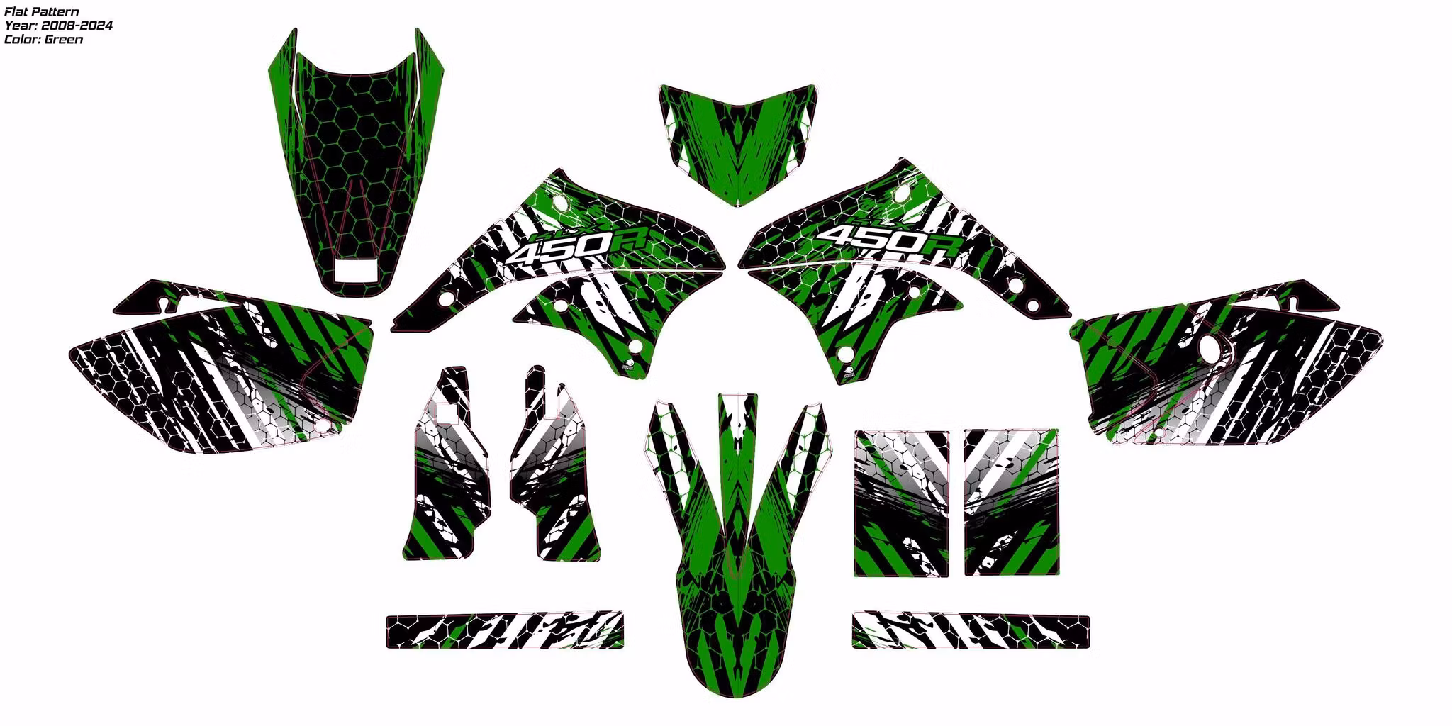 "Wrath" Dekalkit för Motorcykel - Design On Demand