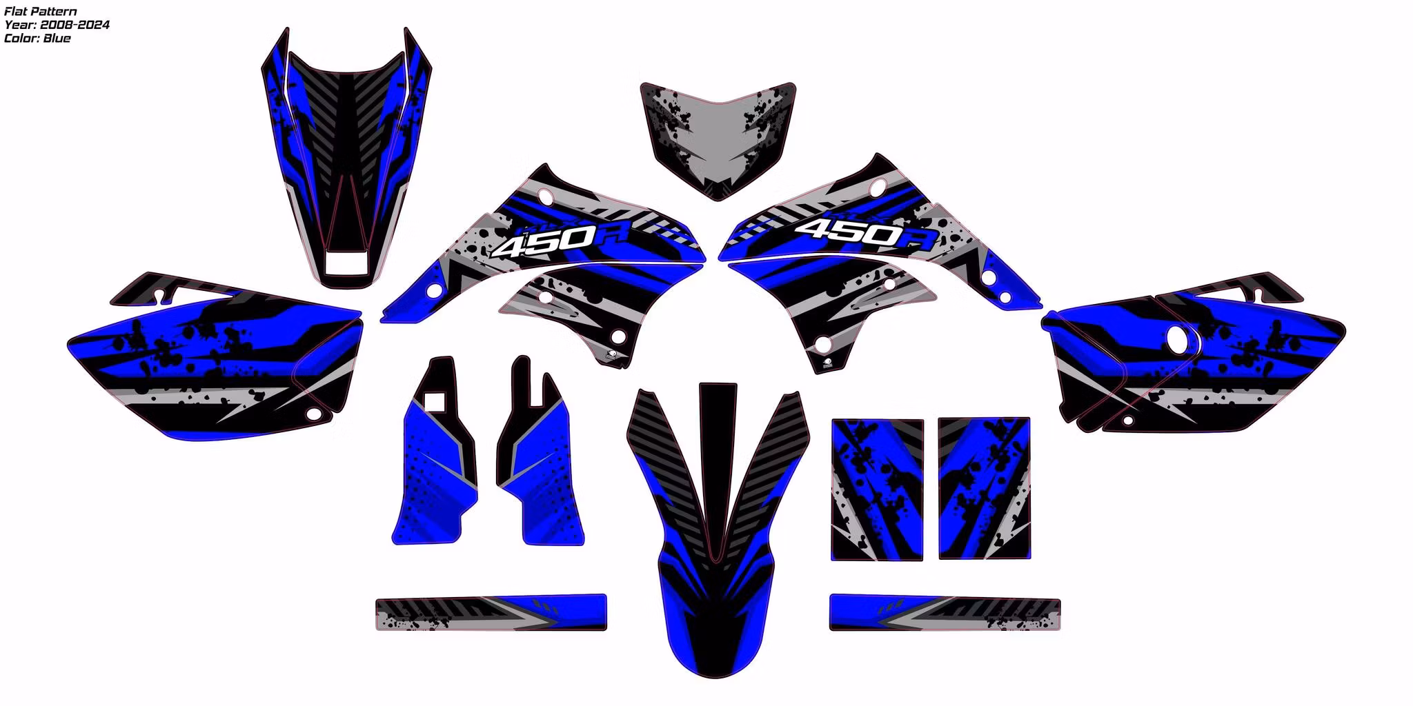 "Barricade" Dekalkit för Motorcykel - Design On Demand