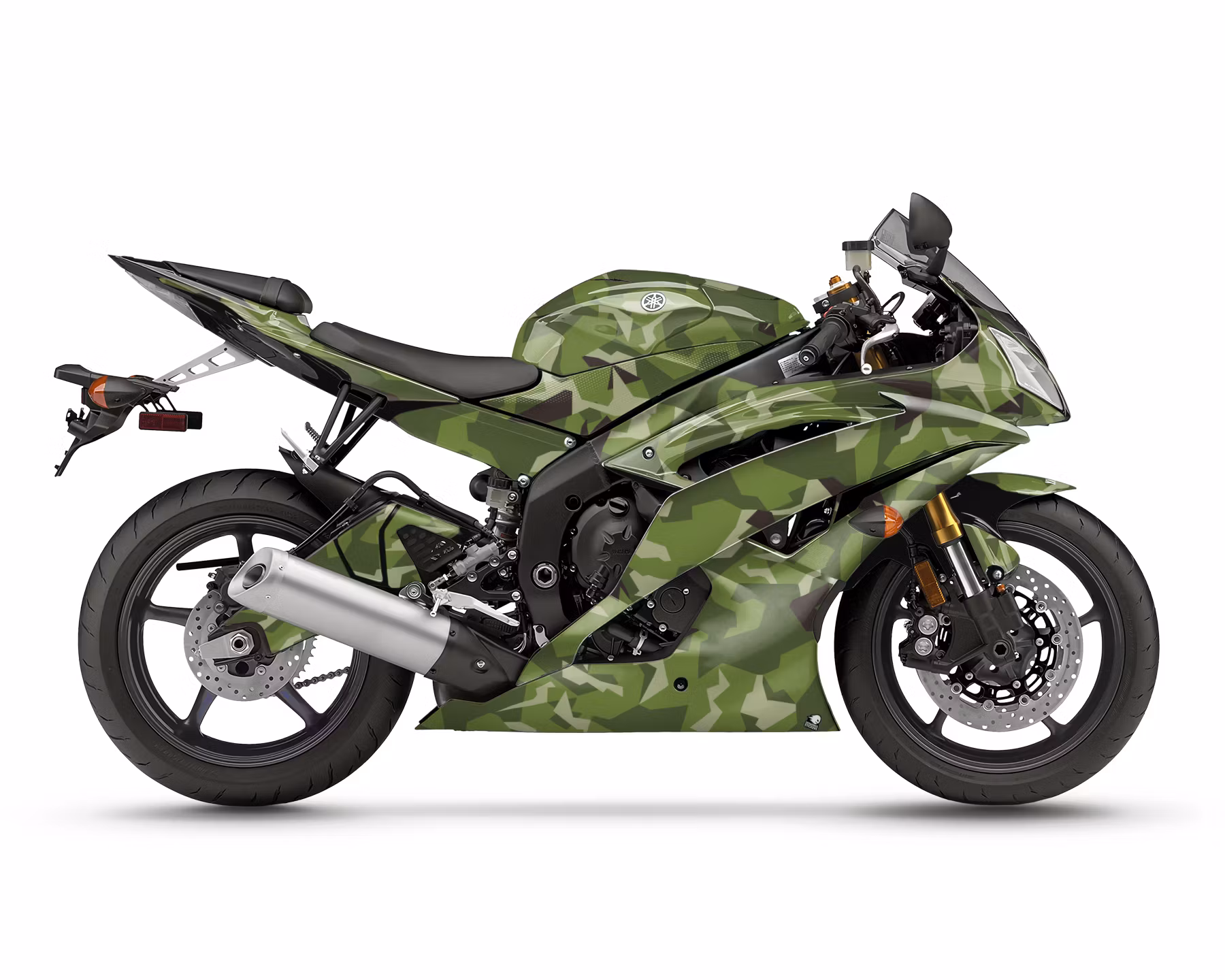 Yamaha R6 Graphics - "Camo"