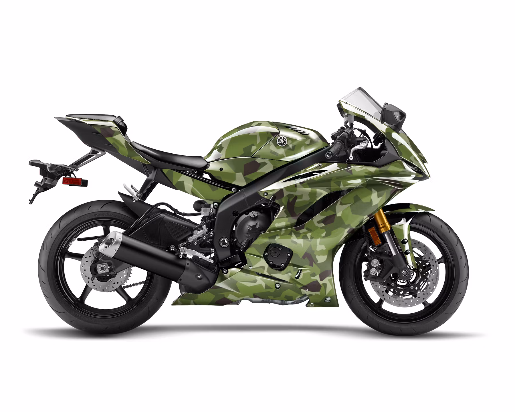 Yamaha R6 Graphics - "Camo"