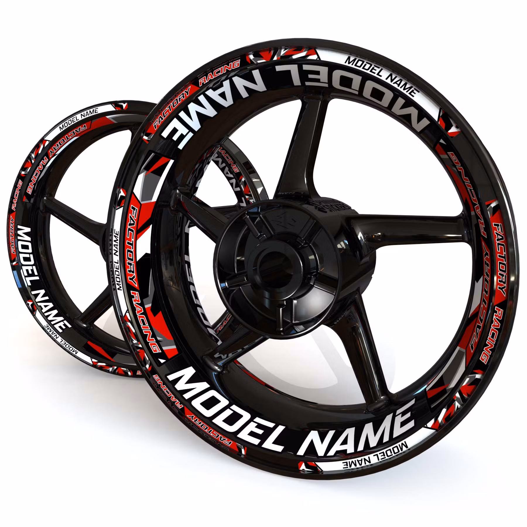 "Model Name" Wheel Stickers - "Havoc"