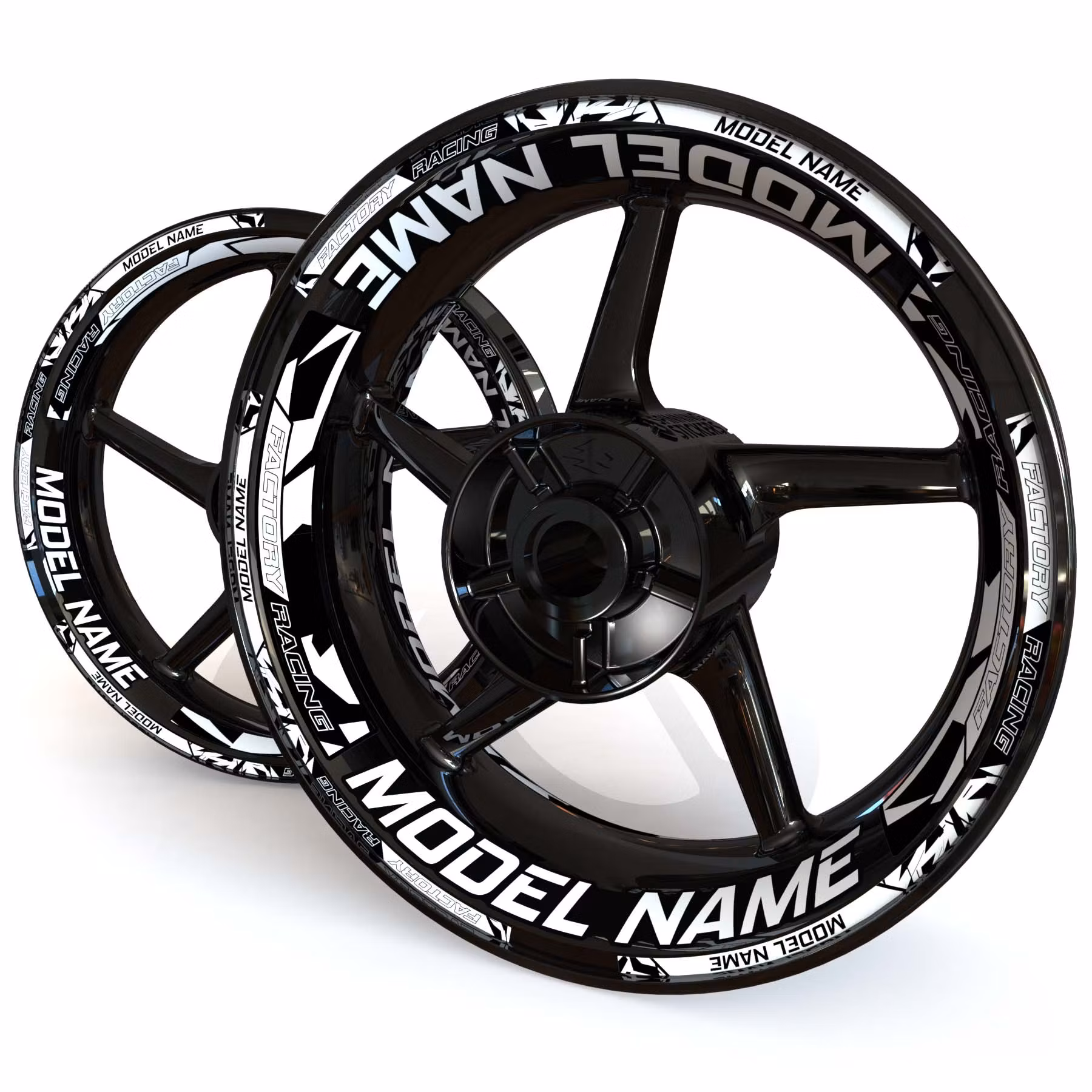 "Model Name" Wheel Stickers - "Havoc"