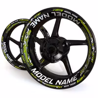 "Model Name" Wheel Stickers - "Steel Stripes"