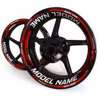 "Model Name" Wheel Stickers - "Fade"