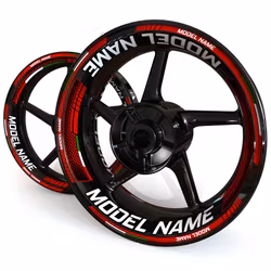 "Model Name" Wheel Stickers - "Fade"