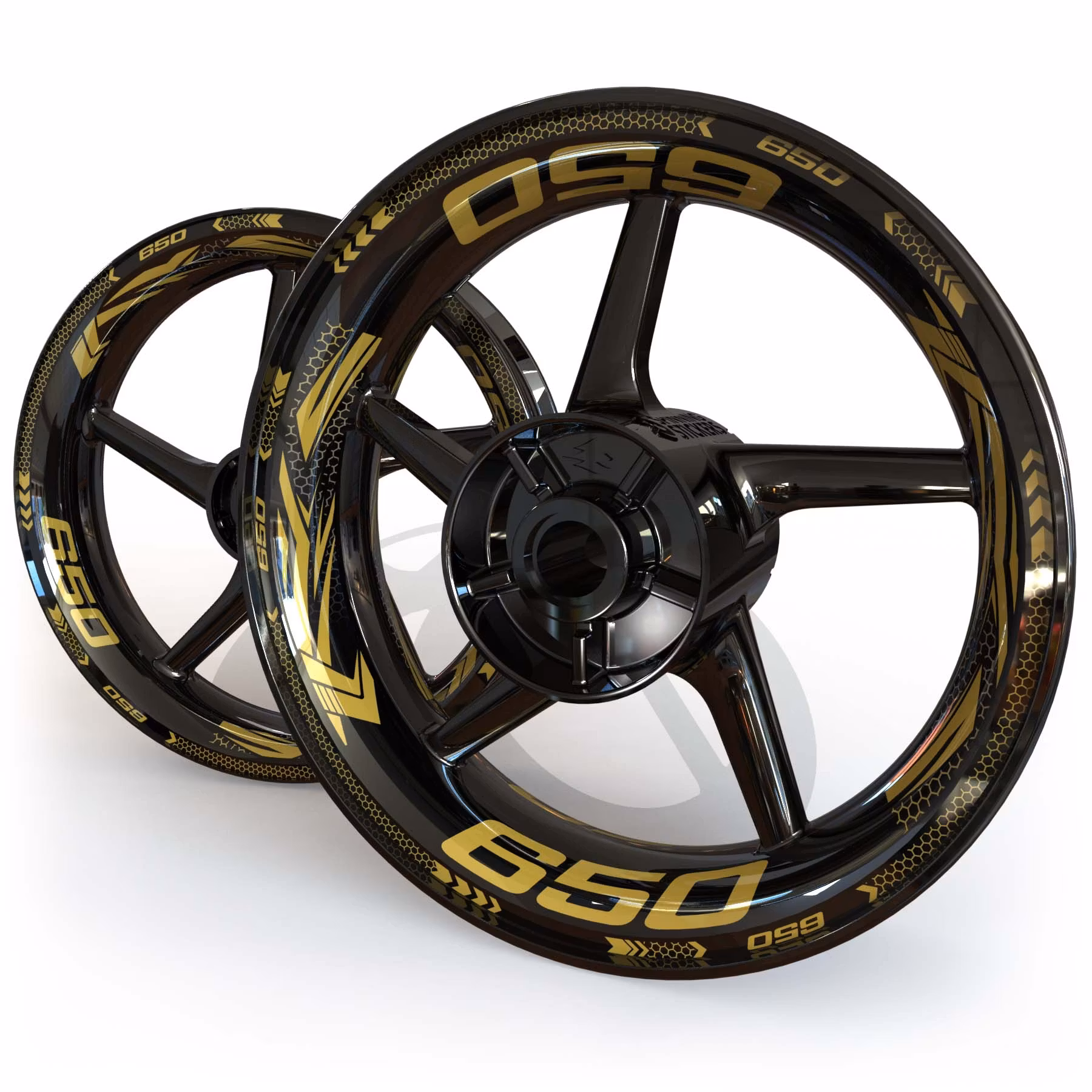 Adhesivos para llantas - Para Z650 - "Grid"