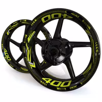Wheel Stickers - Fits Z400 - "Grid"