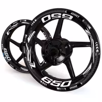 Wheel Stickers - Fits Ninja 650 - "Grid"