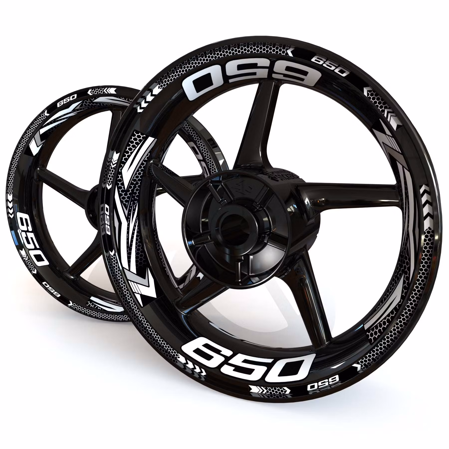 Fälgdekaler - För ER-6n - "Grid"