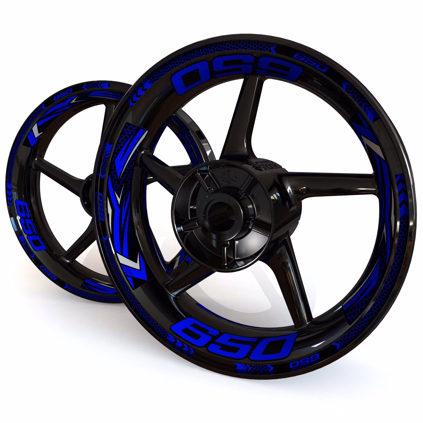 Fälgdekaler - För ER-6n - "Grid"