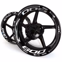 Wheel Stickers - Fits ZX-6R - "Grid"