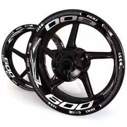 Wheel Stickers - Fits ZX-6R - "Grid"