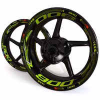 Wheel Stickers - Fits ZX-9R - "Grid"
