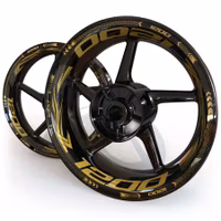 Wheel Stickers - Fits ZRX1200 - "Grid"