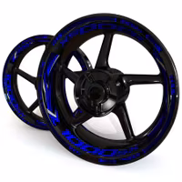 Wheel Stickers - Fits Ninja 1000SX - "Grid"