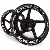 Wheel Stickers - Fits Ninja H2 - "Grid"