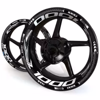 Wheel Stickers - Fits Versys 1000 - "Grid"