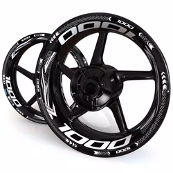 Wheel Stickers - Fits Versys 1000 - "Grid"