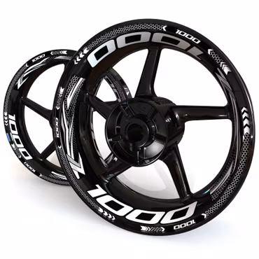 Wheel Stickers - Fits Versys 1000 - "Grid"