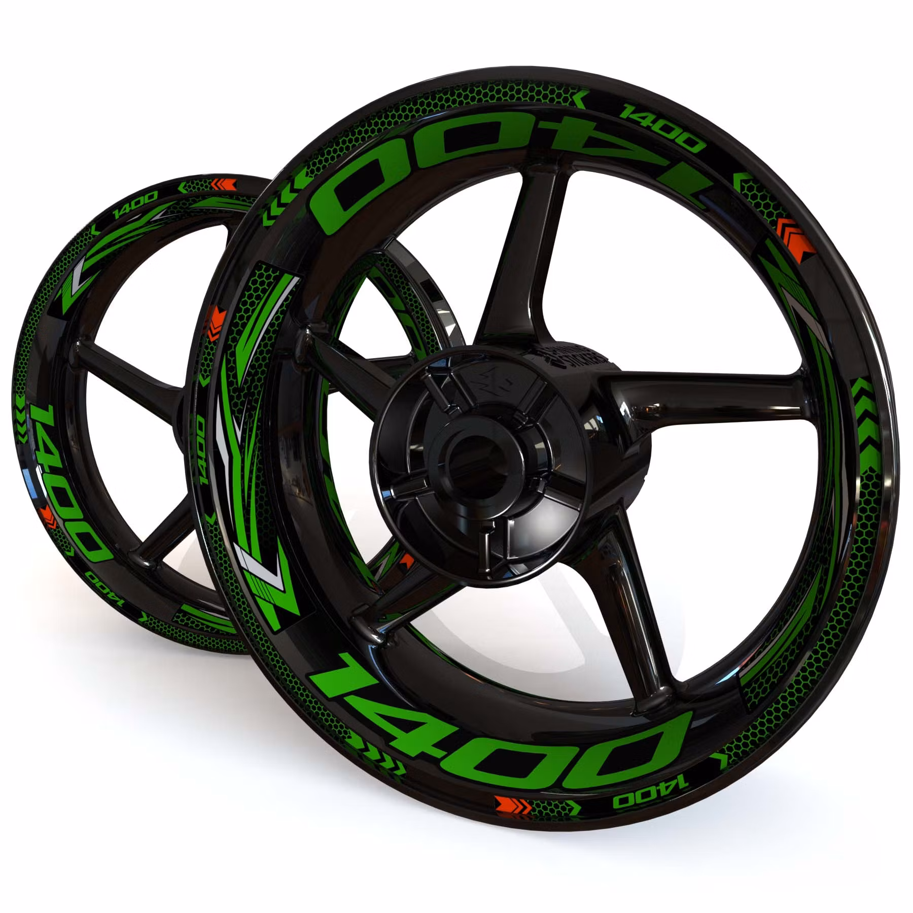 Wheel Stickers - Fits ZX-14R - 