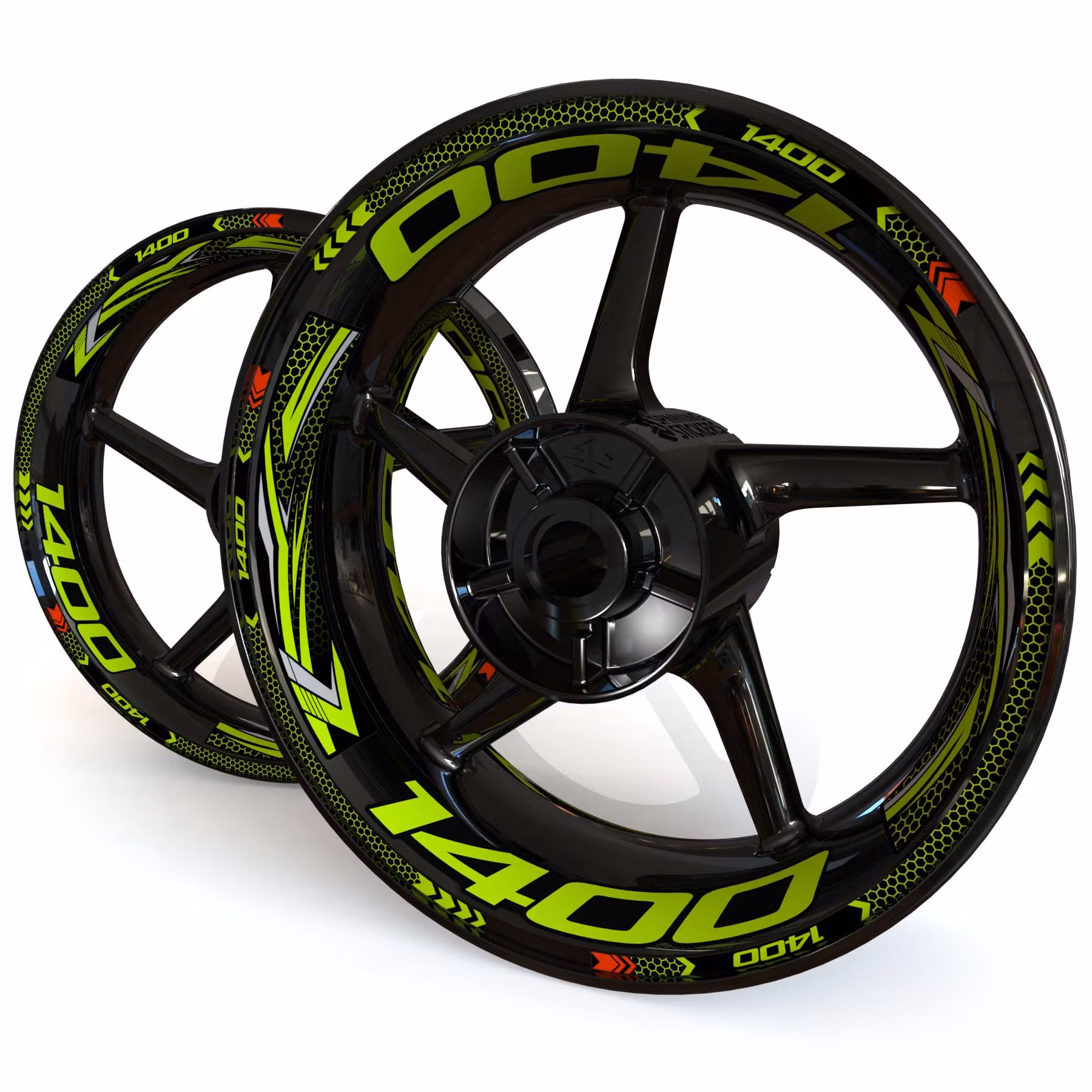 Wheel Stickers - Fits ZX-14R - 