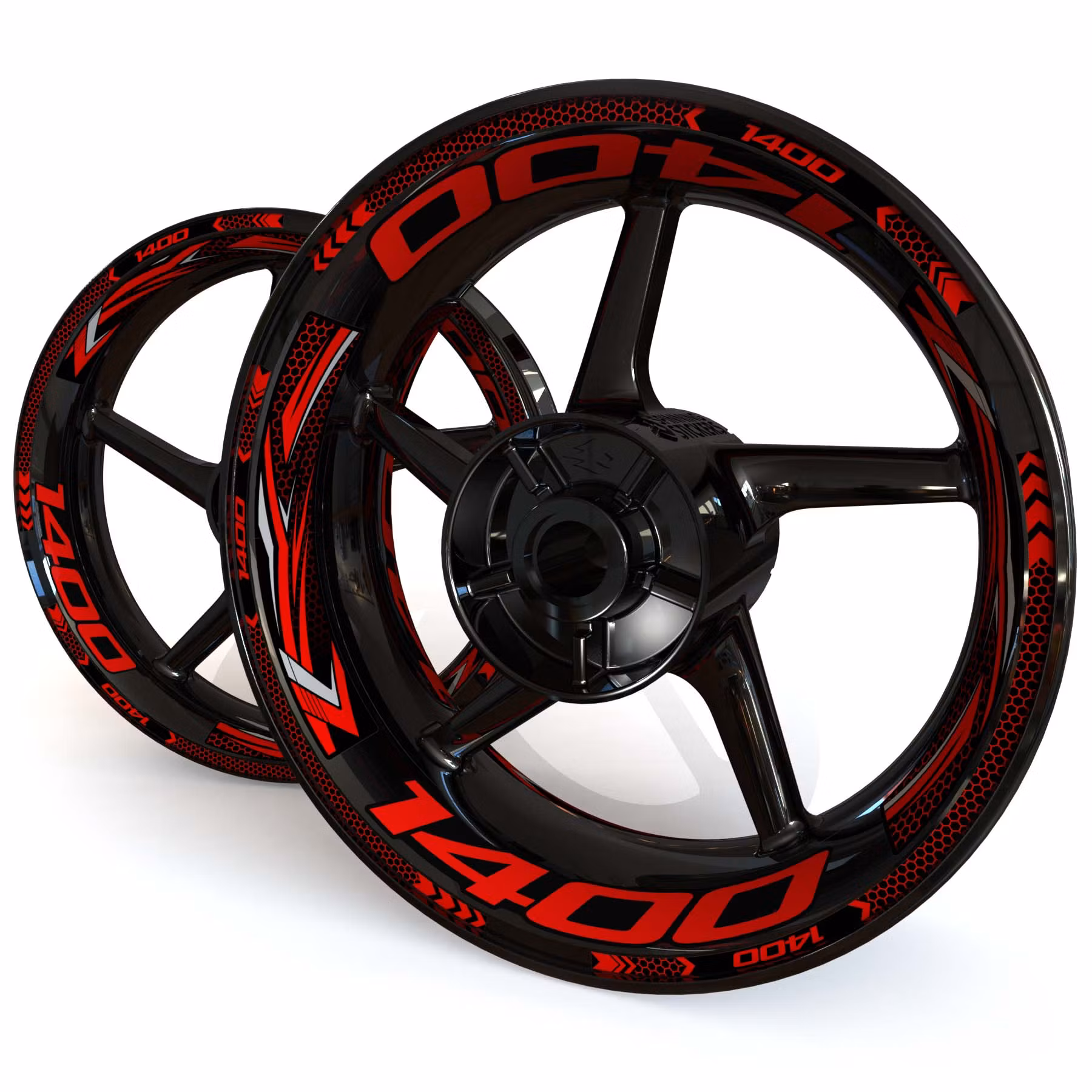 Wheel Stickers - Fits ZX-14R - 