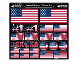 Flags sticker kit