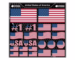 Flags sticker kit
