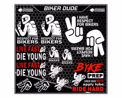 Biker Dude sticker kit