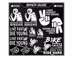Biker Dude sticker kit