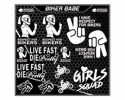 Biker Babe sticker kit
