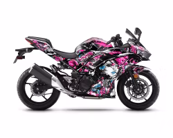 "Sakura" Street Bike Graphics kit - Design on Demand
