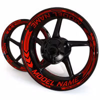 "Model Name" Wheel Stickers - "Arrow"