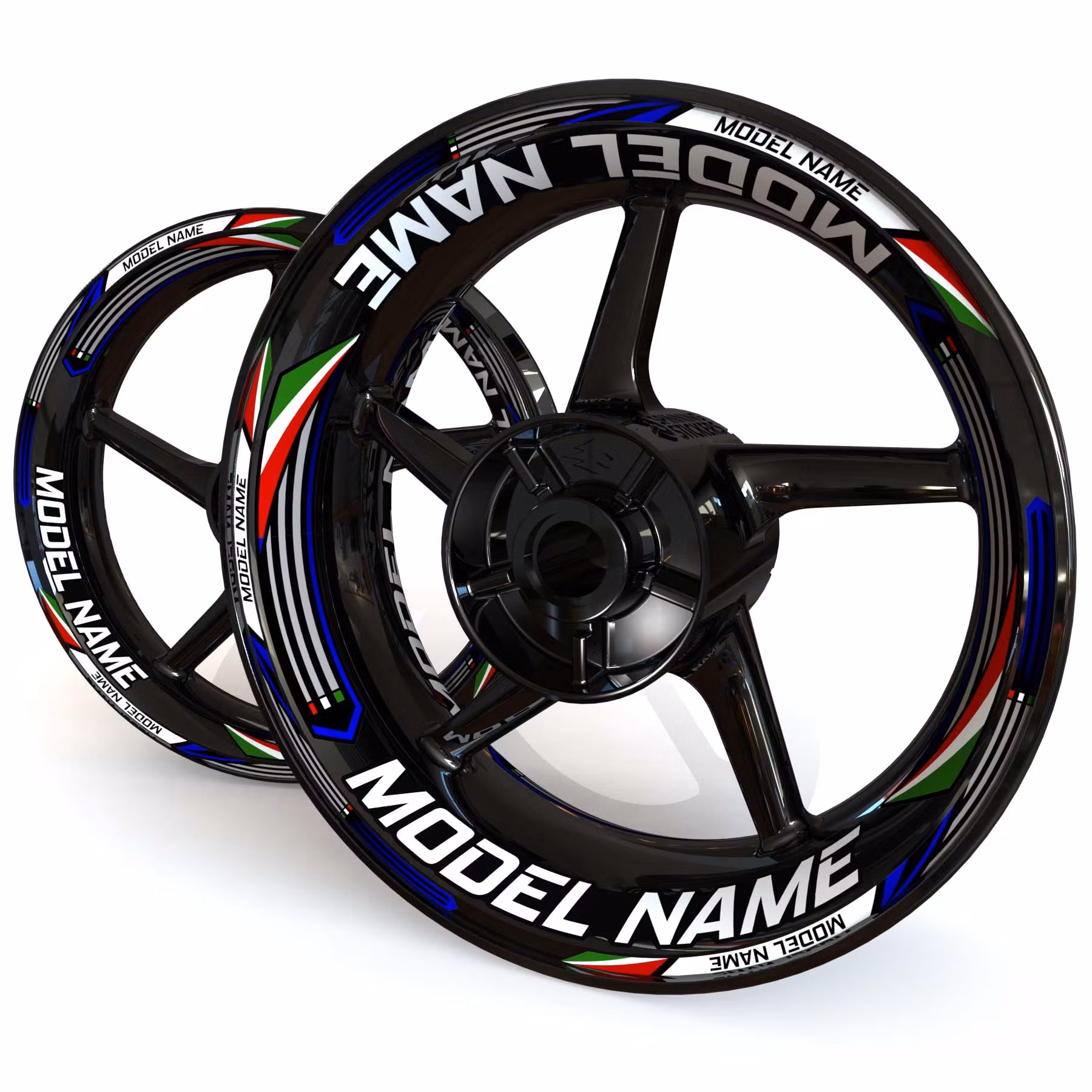 "Model Name" Wheel Stickers - "Venice"