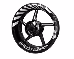 "Speed Demon" Wheel Stickers - Black Week