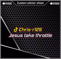 Chris-r125 - Sticker Kit