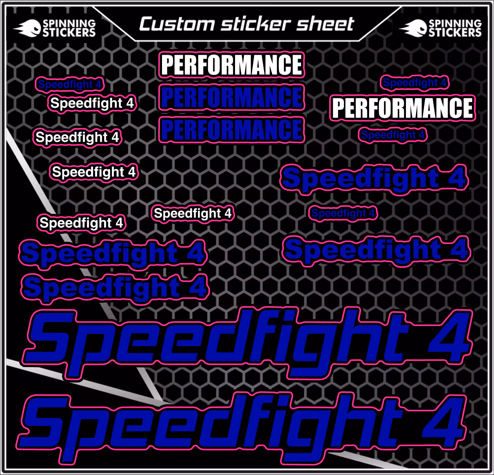 Speedfight - Sticker Kit