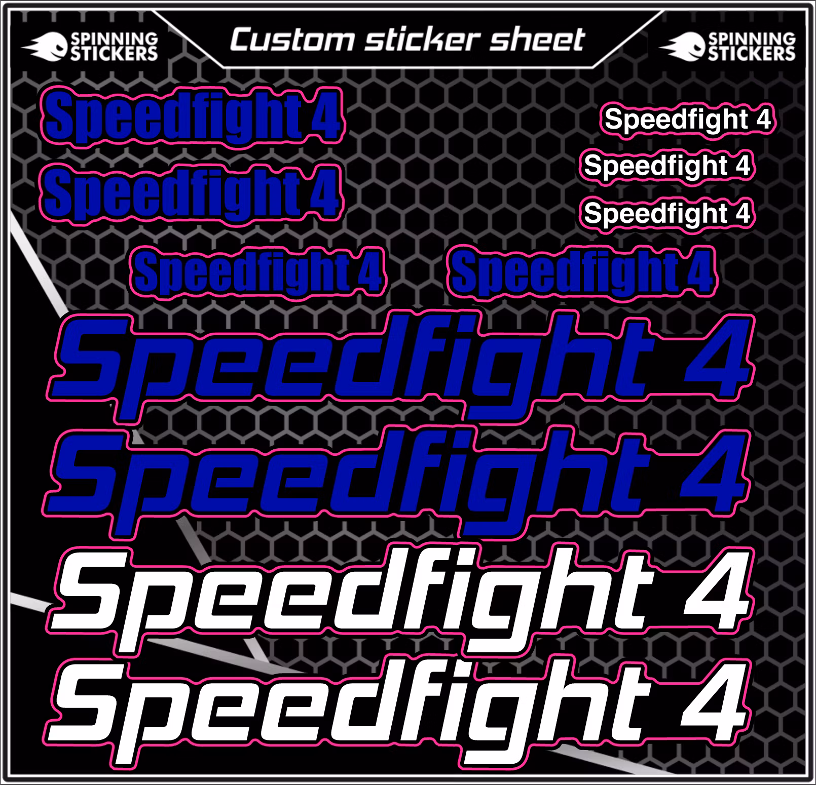 Speedfight - Sticker Kit