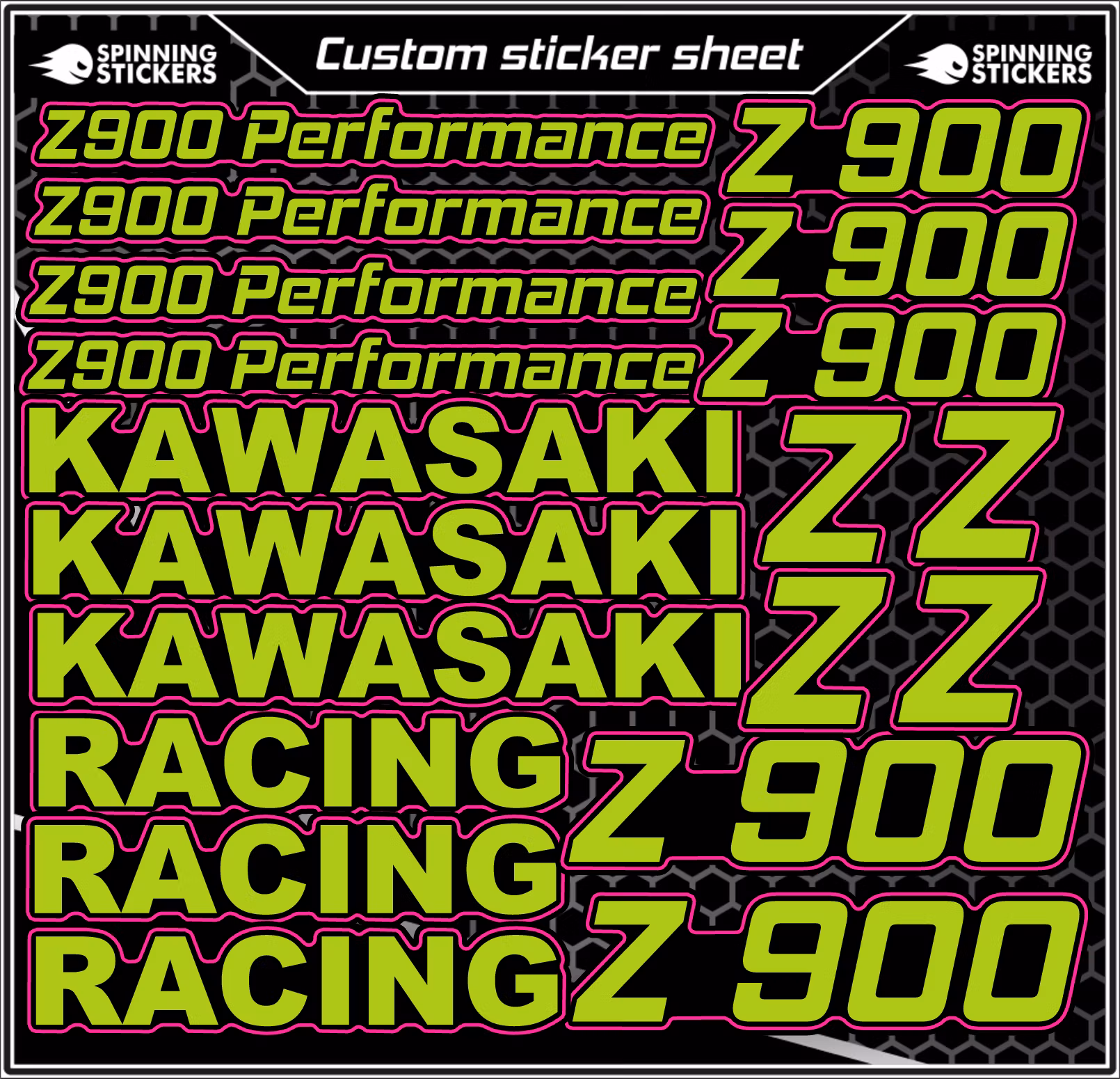 Z900 - Sticker Kit