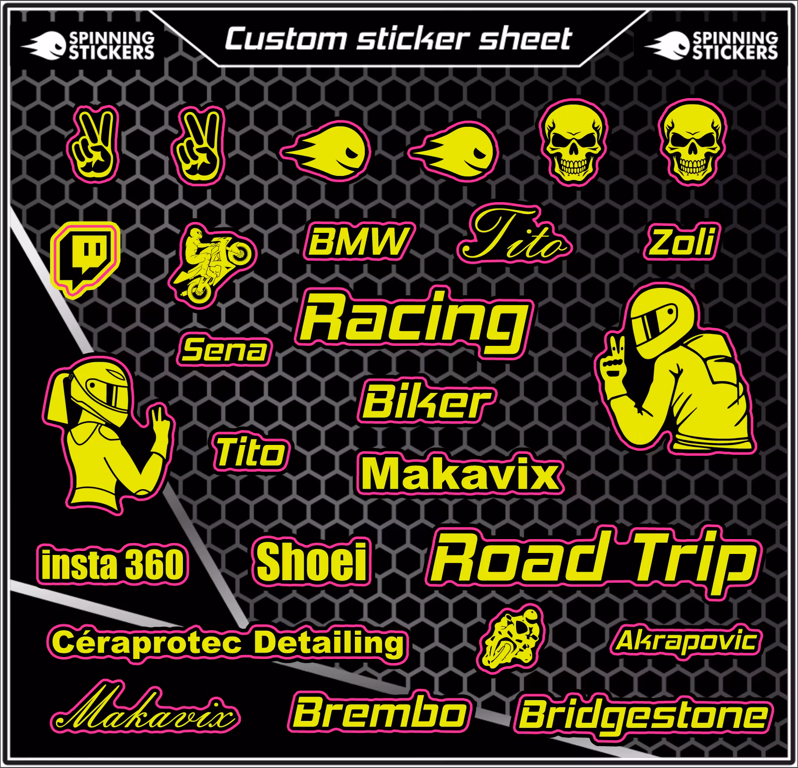 Akrapovic - Sticker Kit