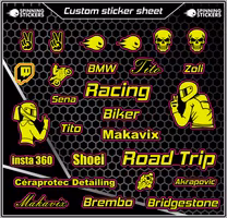 Akrapovic - Sticker Kit