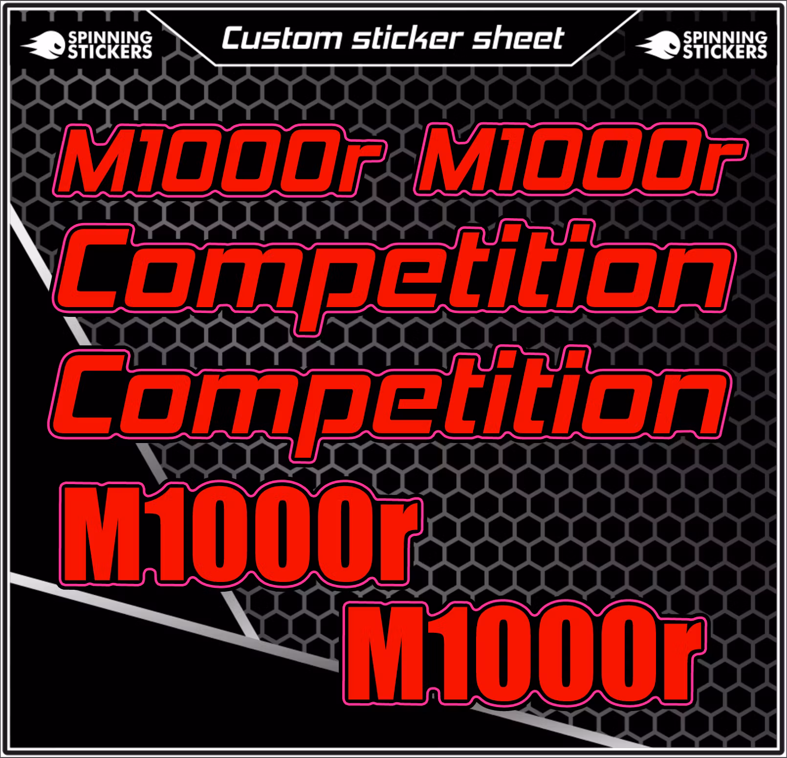 M1000r - Sticker Kit