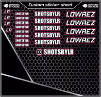 SHOTSBYLR - Sticker Kit