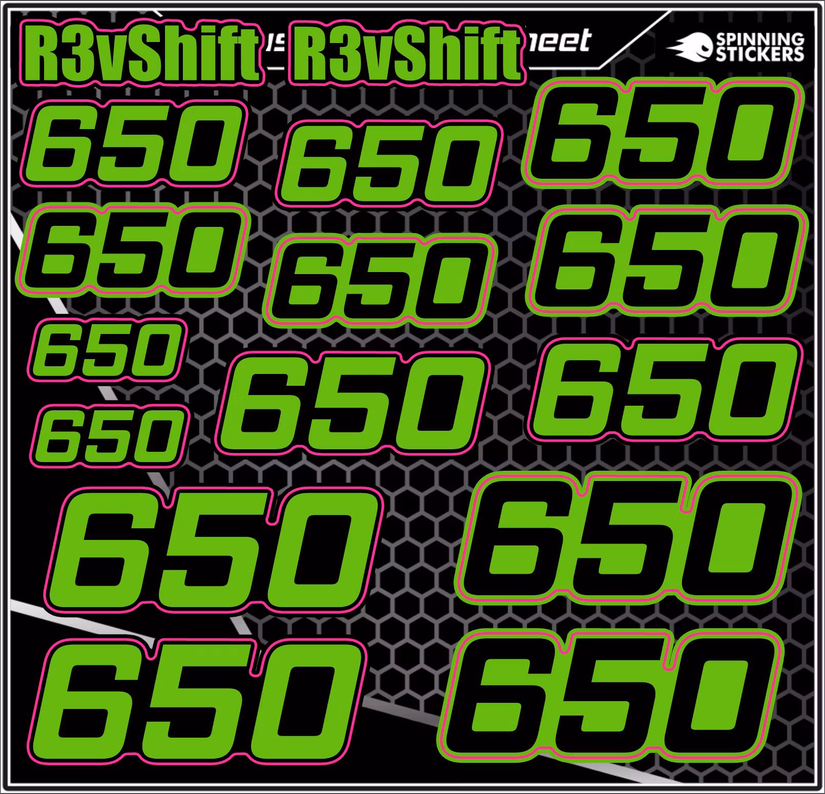 650 - Sticker Kit