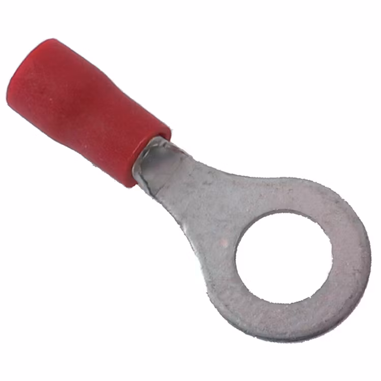 Ringkabelsko Isolerad röd M4, 10-pack