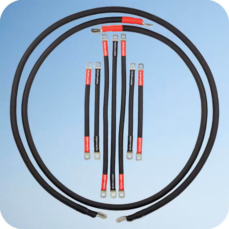 Färdigpressade kablar för batteri och elsystem 50 mm² Skyllermarks