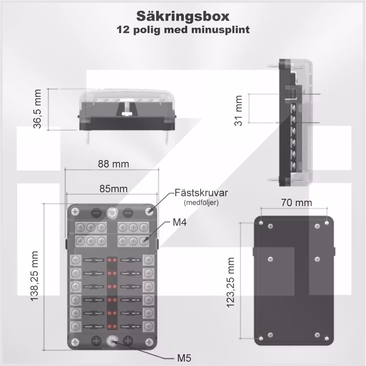 Ritning på säkringsbox