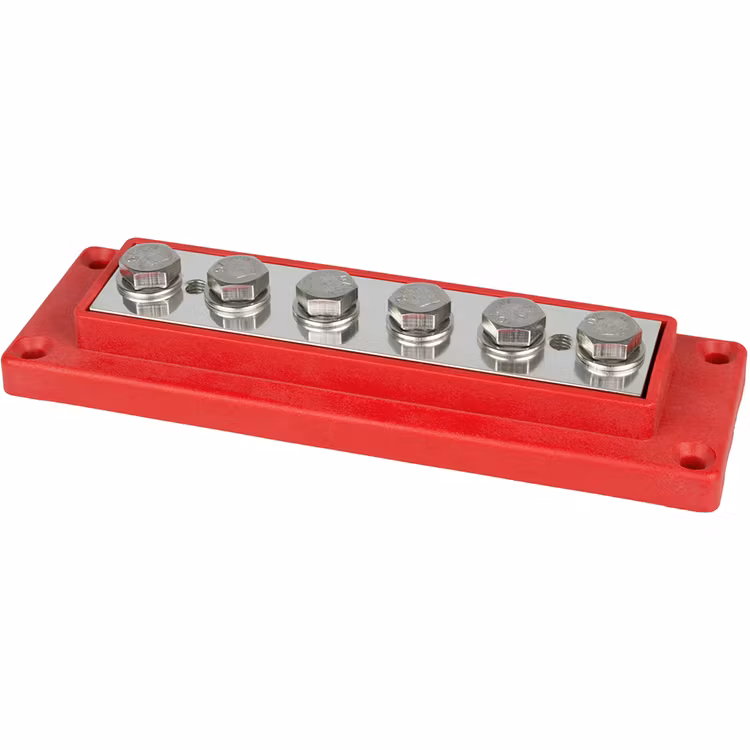 E0301 Kopplingsplint 6x50 mm² röd Skyllermarks